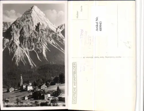 489943,Lermoos Totale m. Sonnenspitze Bergkulisse