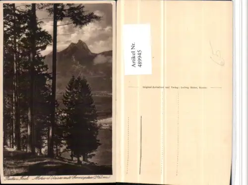 489945,Reutte Motiv vom Urisee m. Gernspitze Bergkulisse