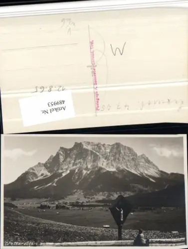 489953,Ehrwald Wegkreuz m. Wetterstein Bergkulisse pub A. Sonnweber
