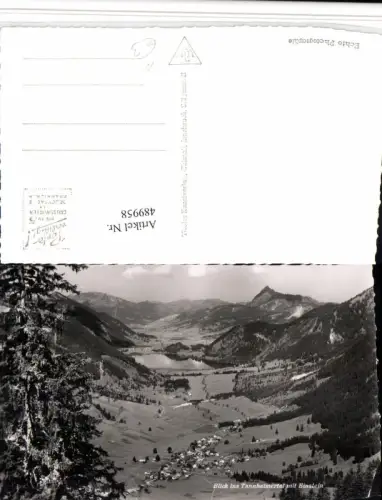 489958,Blick ins Tannheimertal b. Tannheim m. Einstein Bergkulisse