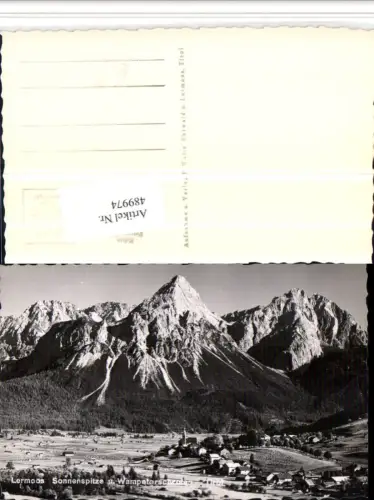 489974,Lermoos Totale m. Sonnenspitze Bergkulisse