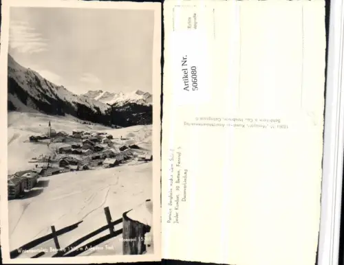 506080,Berwang Totale Bergkulisse Winterbild