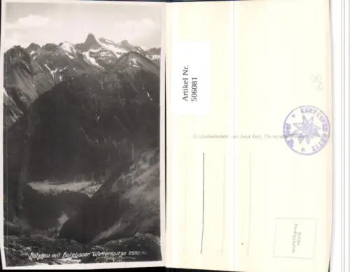 506081,Holzgau m. Holzgauer Wetterspitze Bergkulisse