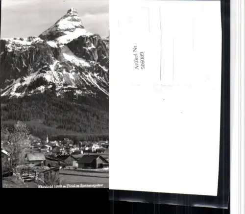 506089,Ehrwald Totale m. Sonnenspitze Bergkulisse
