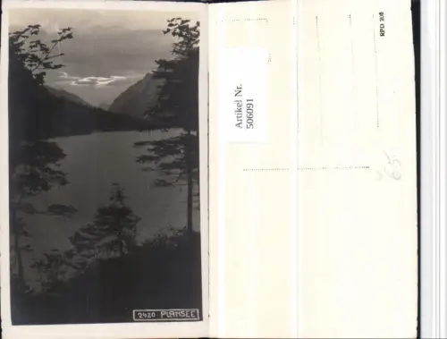 506091,Plansee See b. Reutte Bergkulisse