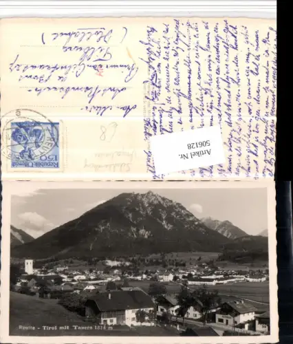 506128,Reutte Totale m. Tauern Schuhhandlung Angerbauer Bergkulisse