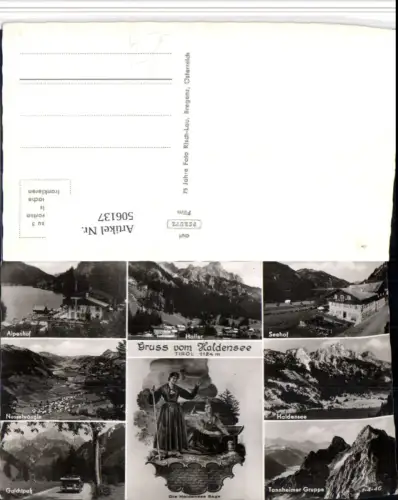506137,Haldensee b. Nesselwängle Alpenhof Seehof Mehrbildkarte pub Risch-Lau