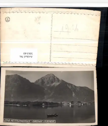 506140,Heiterwangersee See b. Heiterwang Gasthof Fischer Bergkulisse