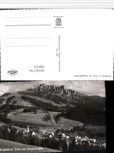 506151,Jungholz Totale m. Sorgschrofen Bergkulisse