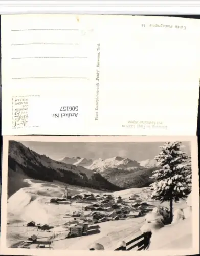 506157,Berwang Totale m. Lechtaler Alpen Bergkulisse Winterbild