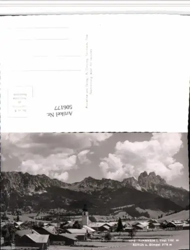 506177,Tannheim Totale m. Rotflüh u. Gimpel Bergkulisse