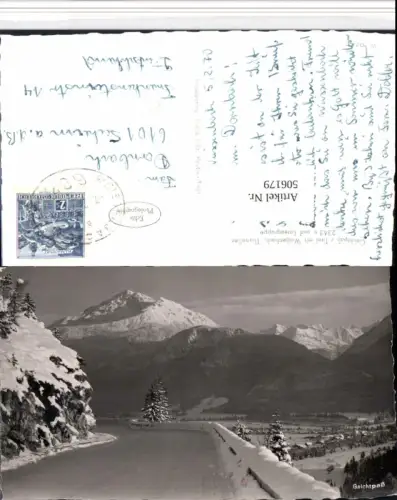 506179,Gaichtpass b. Weißenbach am Lech Bergkulisse Winterbild