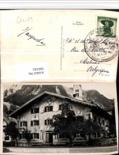 506182,Holzgau Bauernhaus m. Freskenmalerei