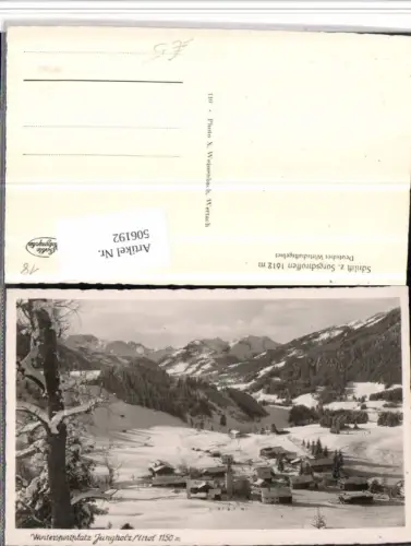 506192,Jungholz Totale Bergkulisse Winterbild