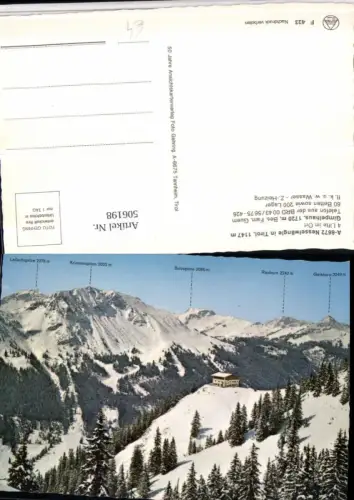 506198,Nesselwängle Gimpelhaus Berghütte Bergkulisse Winterbild