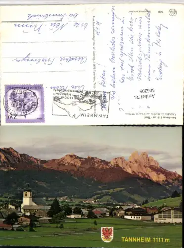 506205,Tannheim Totale m. Rotflüh u. Gimpel Bergkulisse