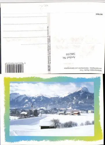 506210,Reutte Totale m. Gaichtspitze Bergkulisse Winterbild