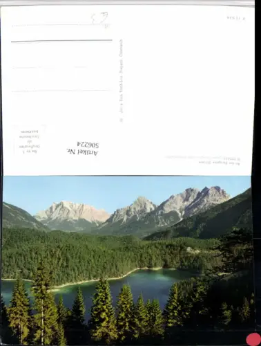 506224,Blindsee See b. Biberwier geg. Zugspitze Bergkulisse