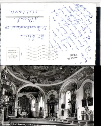 506235,Lermoos Kirche Innenansicht pub Risch-Lau 20647