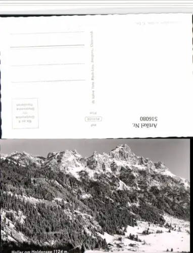 516080,Haller am Haldensee m. Rote Fluh Bergkulisse Winterbild pub Risch-Lau 15153