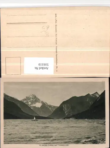 516119,Plansee See b. Reutte m. Thaneller Bergkulisse