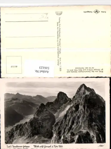 516123,Blick auf Gimpel u. Rote Fluh b. Nesselwängle Bergkulisse