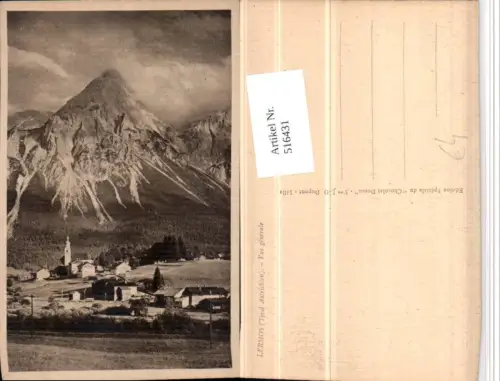 516431,Lermoos Lermos Vue generale Totale Bergkulisse