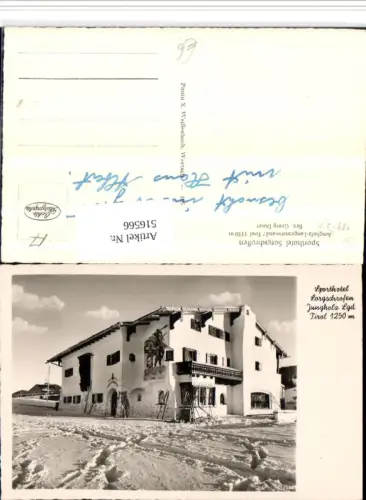 516566,Jungholz Langenschwand Sporthotel Sorgschroffen Winterbild