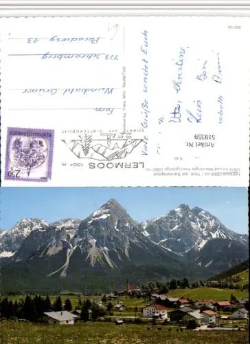 519359,Lermoos Totale m. Sonnenspitze Bergkulisse