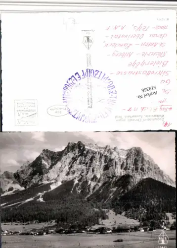 519366,Ehrwald Totale m. Wetterstein Bergkulisse