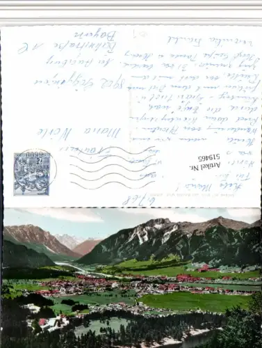 519465,Urisee See m. Reutte u. Lechtal Totale Bergkulisse