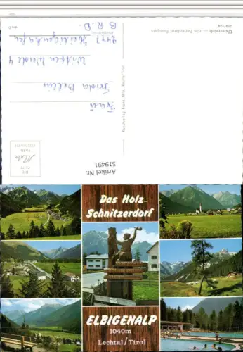 519491,Elbigenalp Totale Freibad Mehrbildkarte