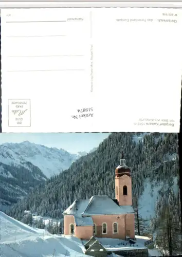 519874,Kaisers Kirche m. Almejurtal Bergkulisse Winterbild