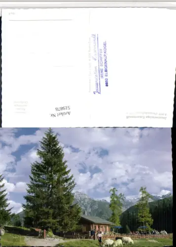 519878,Elbigenalp Jausenstation Kasermandl Bergkulisse