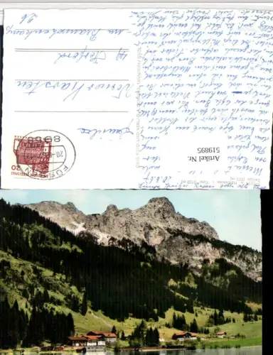 519895,Haller am Haldensee geg. Rotflüh Bergkulisse