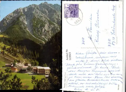 519923,Boden b. Pfafflar Totale m. Muttekopf Bergkulisse