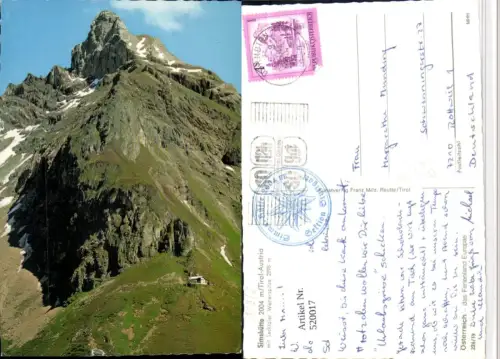 520017,Simmshütte Berghütte b. Bach in Tirol Bergkulisse