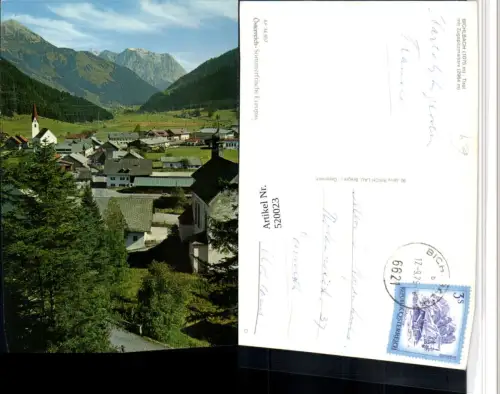 520023,Bichlbach Totale m. Zugspitzmassiv Bergkulisse