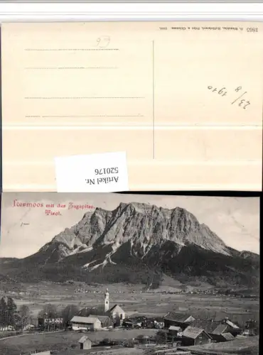 520176,Lermoos Totale m. Zugspitze Bergkulisse