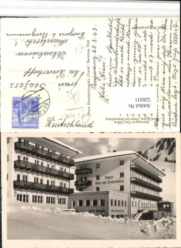 520311,Berwang Hotel Singer Haus am Sonnenhang Winterbild