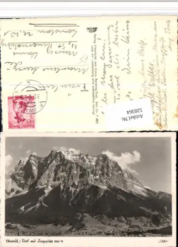 520364,Ehrwald Totale m. Zugspitze Bergkulisse