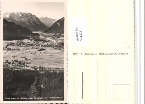 524221,Reutte Totale geg. Lechtaler Alpen Bergkulisse