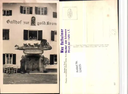 524225,Reutte Gasthof zur goldenen Krone Fresko Tür
