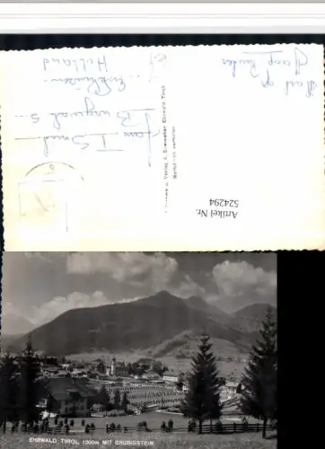 524294,Ehrwald Totale m. Grubigstein Bergkulisse