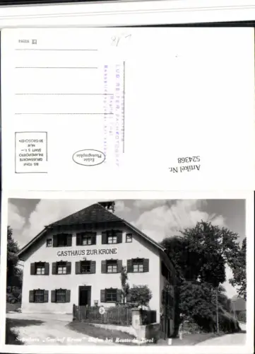 524368,Höfen b. Reutte Scheibers Gasthof Gasthaus zur Krone