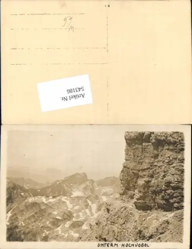 543186,Foto-AK Reutte Hinterhornbach Hochvogel