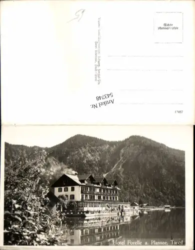 543748,Hotel Forelle am Plansee bei Reutte
