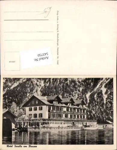543750,Hotel Forelle am Plansee bei Reutte