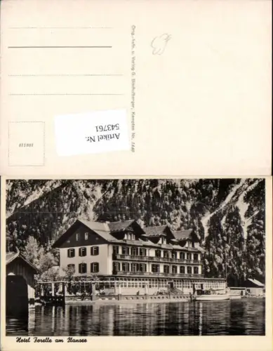 543761,Hotel Forelle am Plansee bei Reutte