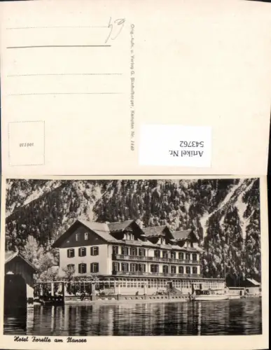 543762,Hotel Forelle am Plansee bei Reutte